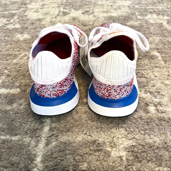 Adidas Swift Run X J FTWR White Black Blue FY2156 - Picture 5 of 10